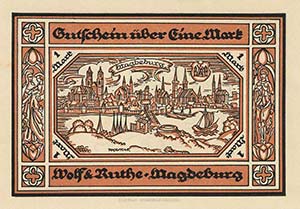 Städte und Gemeinden Magdeburg (S-A) 1 Mark ... 