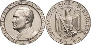 Drittes Reich  Silbermedaille 1933 (Beyer) ... 