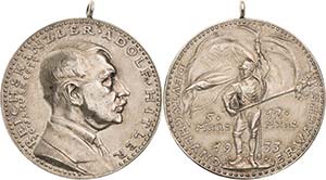 Drittes Reich  Silbermedaille 1933 (Karl ... 