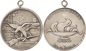 Drittes Reich  Silbermedaille 1935 ... 