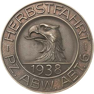 Drittes Reich  Einseitige Bronzegußmedaille ... 