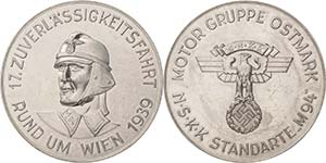 Drittes Reich  Aluminiummedaille 1939 ... 