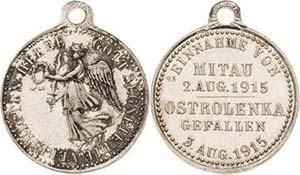 Erster Weltkrieg  Silbermedaille 1915. ... 