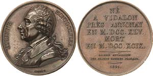 Luft- und Raumfahrt  Bronzemedaille 1821 ... 