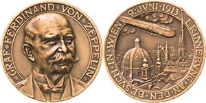 Luft- und Raumfahrt  Bronzemedaille 1913 ... 