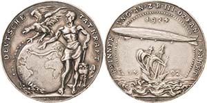 Luft- und Raumfahrt  Silbermedaille 1924 ... 