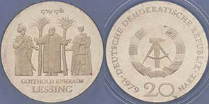 Gedenkmünzen Polierte Platte  20 Mark 1979. ... 