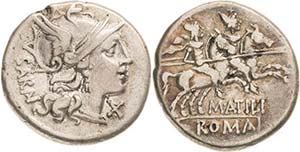 Römische Republik M. Atilius Serranus 148 ... 