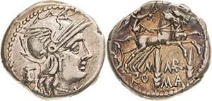 Römische Republik M. Marcius 134 v. Chr ... 