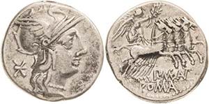 Römische Republik P. Maenius Antiaticus 132 ... 