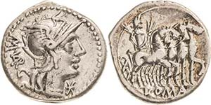 Römische Republik M. Vargunteius 130 v. Chr ... 