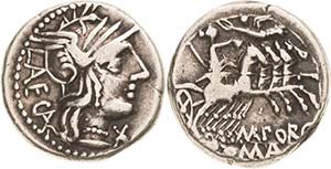 Römische Republik M. Porcius Laeca 125 v. ... 