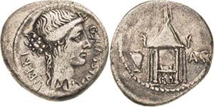Römische Republik Q. Cassius Longinus 55 v. ... 