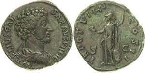 Kaiserzeit Marcus Aurelius Caesar 138-161 ... 
