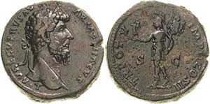 Kaiserzeit Lucius Verus 161-169 Sesterz 165, ... 