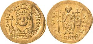  Justinianus I. 527-565 Solidus 538/542, ... 