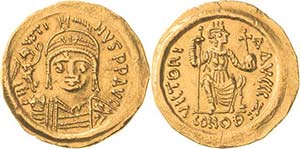  Justinus II. 565-578 Solidus 565/567, ... 