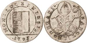 Schweiz-Luzern  Schilling 1795.  HMZ 2-663 d ... 