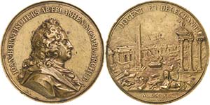Medaillen  Bronzegussmedaille 1719 (Benedikt ... 