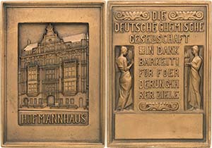 Berlin  Bronzeplakette o.J. Verleihung der ... 