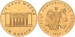 Berlin  Goldmedaille 1967. Neue Wache / ... 