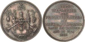 Dresden  Silbermedaille 1826 (C.R. Krüger) ... 