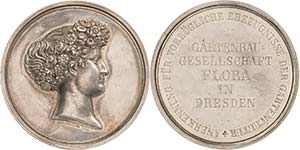 Dresden  Silbermedaille o.J. (um 1870) (M. ... 