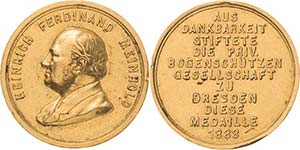 Dresden  Goldmedaille 1889 (Barduleck) Auf ... 