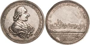 Erfurt-Stadt  Silbermedaille 1777 (Th. ... 