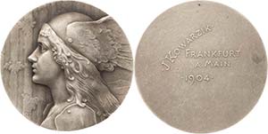 Frankfurt am Main  Silbermedaille 1904 (J. ... 