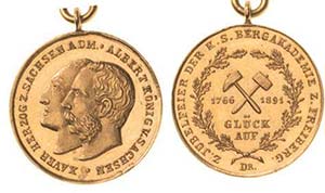 Freiberg  Goldmedaille ... 