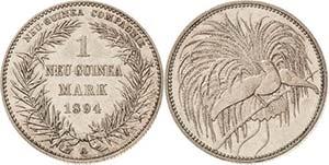 Deutsch-Neuguinea  1 Neu-Guinea Mark 1894 A  ... 