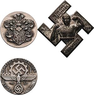 Drittes Reich  Weißmetallmedaille 1937. 75 ... 