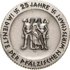 Drittes Reich  Zinkmedaille o.J. (H. ... 