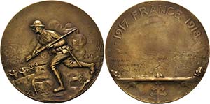 Erster Weltkrieg  Bronzemedaille 1919 (M. ... 