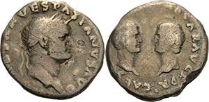Kaiserzeit Vespasian 69-79 Denar 70, Rom ... 