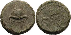 Kaiserzeit Domitian 81-96 Quadrans 81/96, ... 