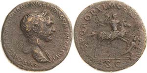 Kaiserzeit Trajan 98-117 Sesterz 103/111, ... 