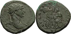 Kaiserzeit Trajan 98-117 Dupondius 104/107, ... 