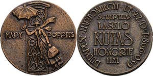 Ungarn - Medaillen  Bronzegussmedaille o.J. ... 