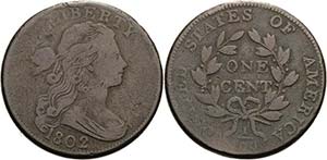Vereinigte Staaten von Amerika  Cent 1802, ... 