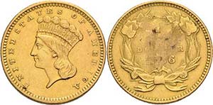 Vereinigte Staaten von Amerika  Dollar 1856, ... 