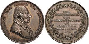 Altenburg  Silbermedaille 1821 (C. Pfeuffer) ... 