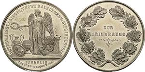 Berlin  Zinnmedaille 1880 (Bergmann) ... 