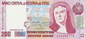 Ausland Peru 50 Nuevos Soles 1994, 100 und ... 