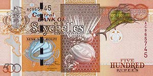 Ausland Seychellen 10 Rupees 2013, 25 und 50 ... 