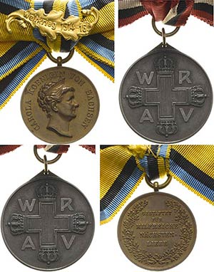 Orden deutscher Länder Sachsen Bronzene ... 