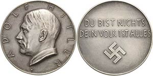 Drittes Reich  Silbermedaille o.J. (1933) ... 