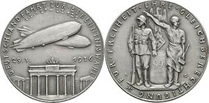 Drittes Reich  Zinkmedaille 1936 (K. Goetz) ... 