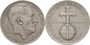 Drittes Reich  Silbermedaille 1938 ... 